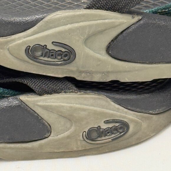 Chaco Z/Cloud Sandals W8 Black Teal Adjustable Straps Casual Outdoor Durable - Picture 6 of 8